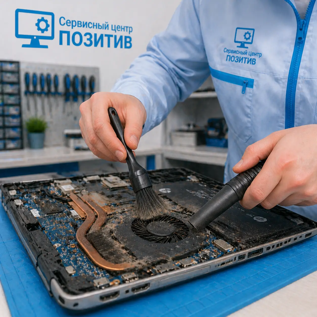 чистка ноутбука HP в Костроме
