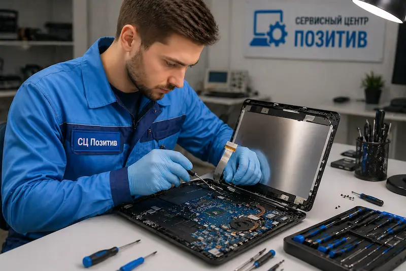 Ремонт шлейфа матрицы ноутбука в Костроме