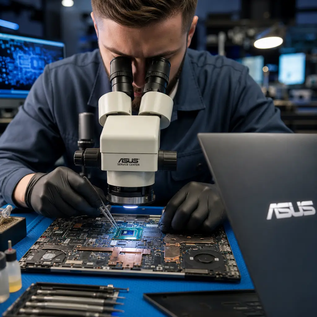 Замена видеокарты ноутбука Asus в Костроме