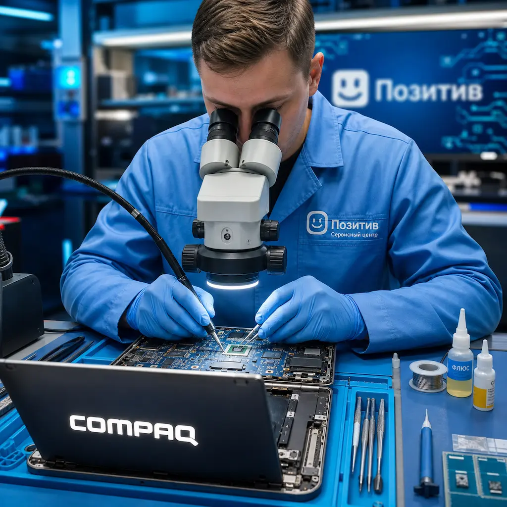 Замена видеокарты ноутбука Compaq в Костроме
