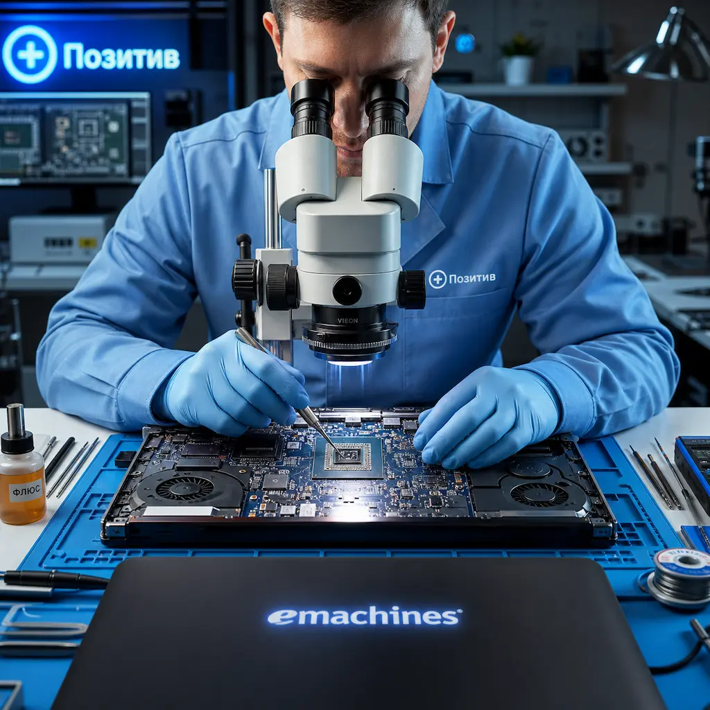 Замена видеокарты ноутбука Emachines в Костроме