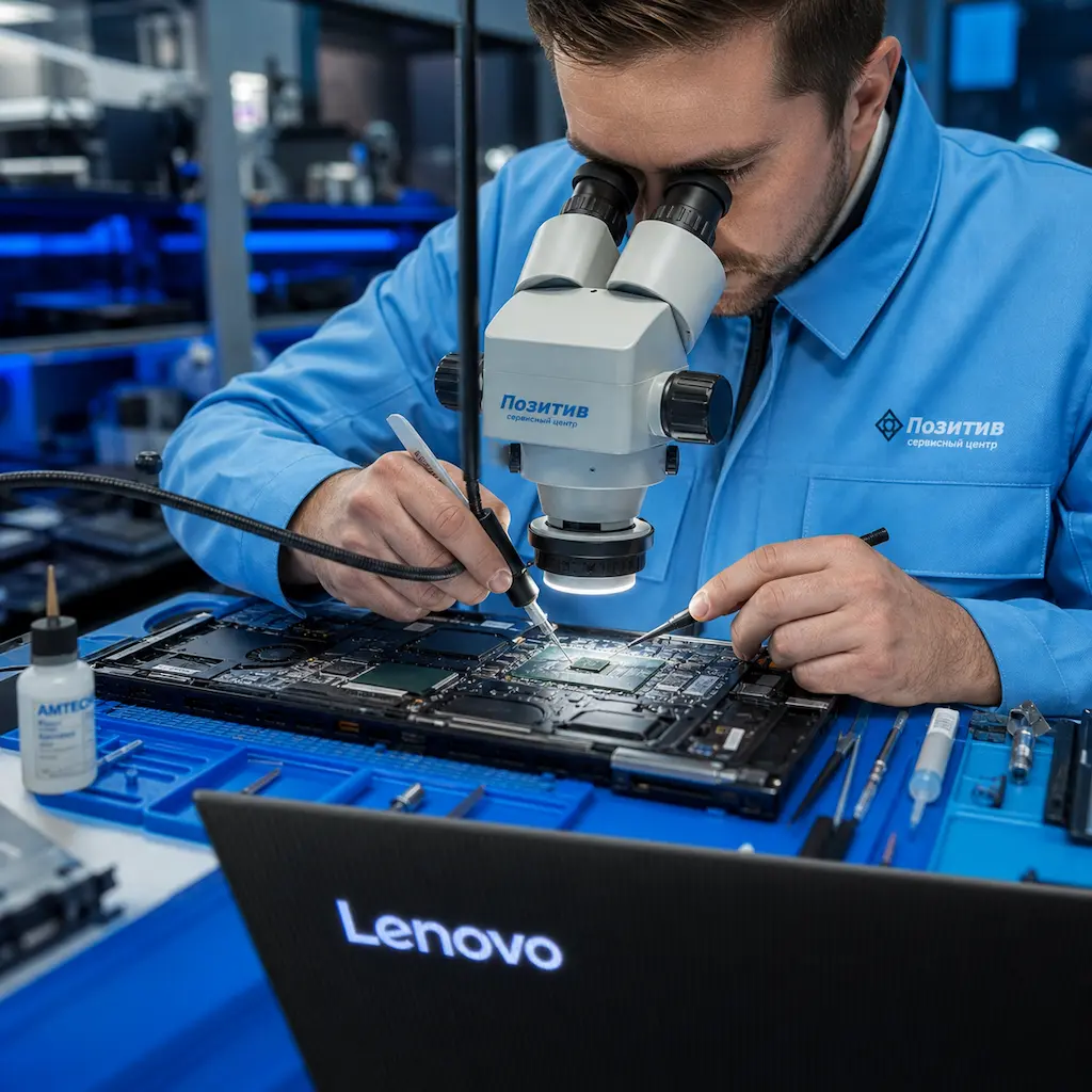 Замена видеокарты ноутбука Lenovo в Костроме