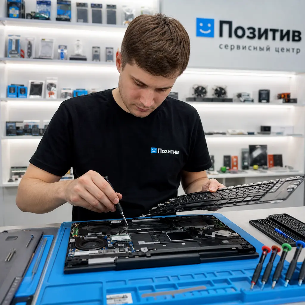 заменить клавиатуру на ноутбуке Samsung в Костроме