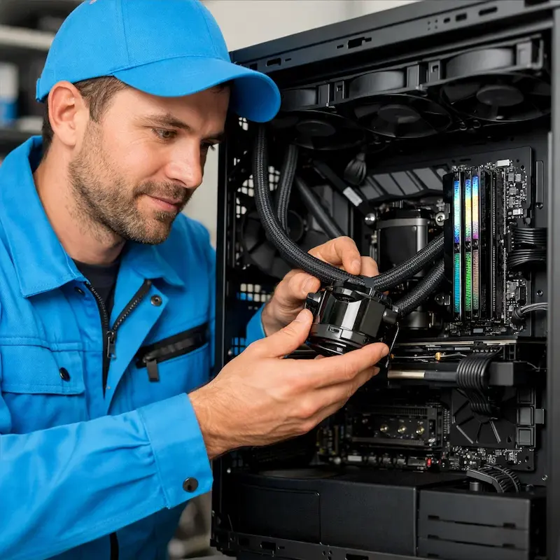 Установка СЖО на ПК в Костроме