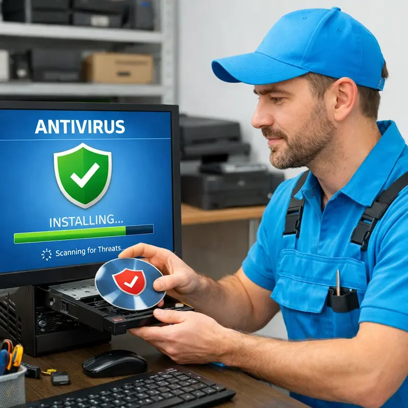 Установка антивируса в Костроме на дому