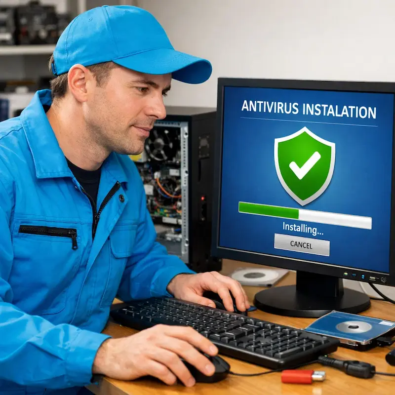 Установка антивируса на ноутбук в Костроме