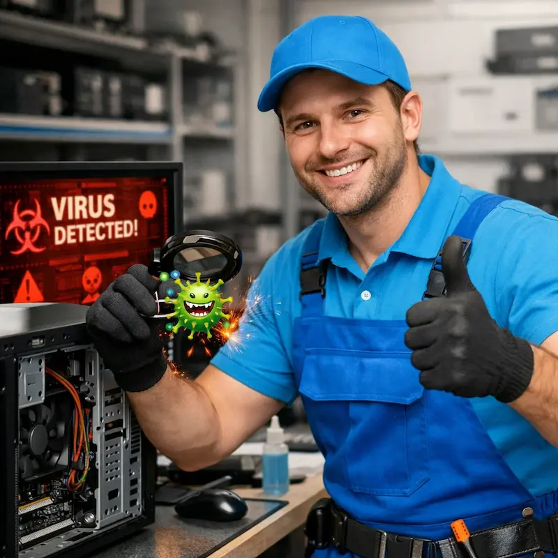 Удаление вирусов с компьютера в Костроме