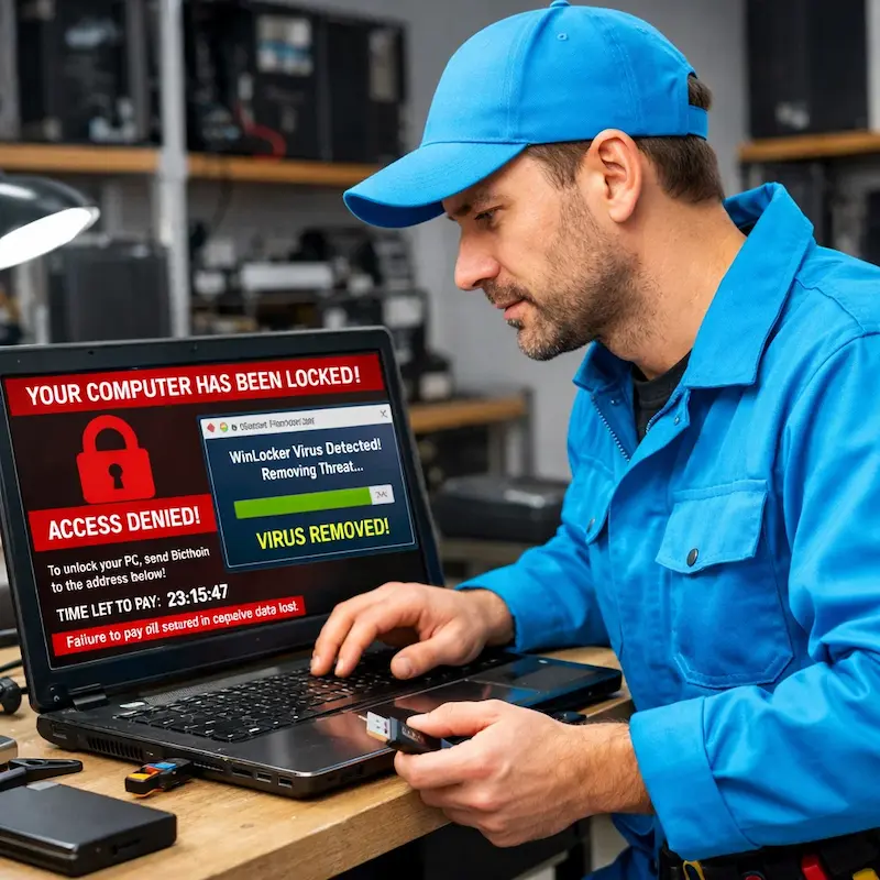 Поможем разблокировать компьютер и ноутбук в Костроме